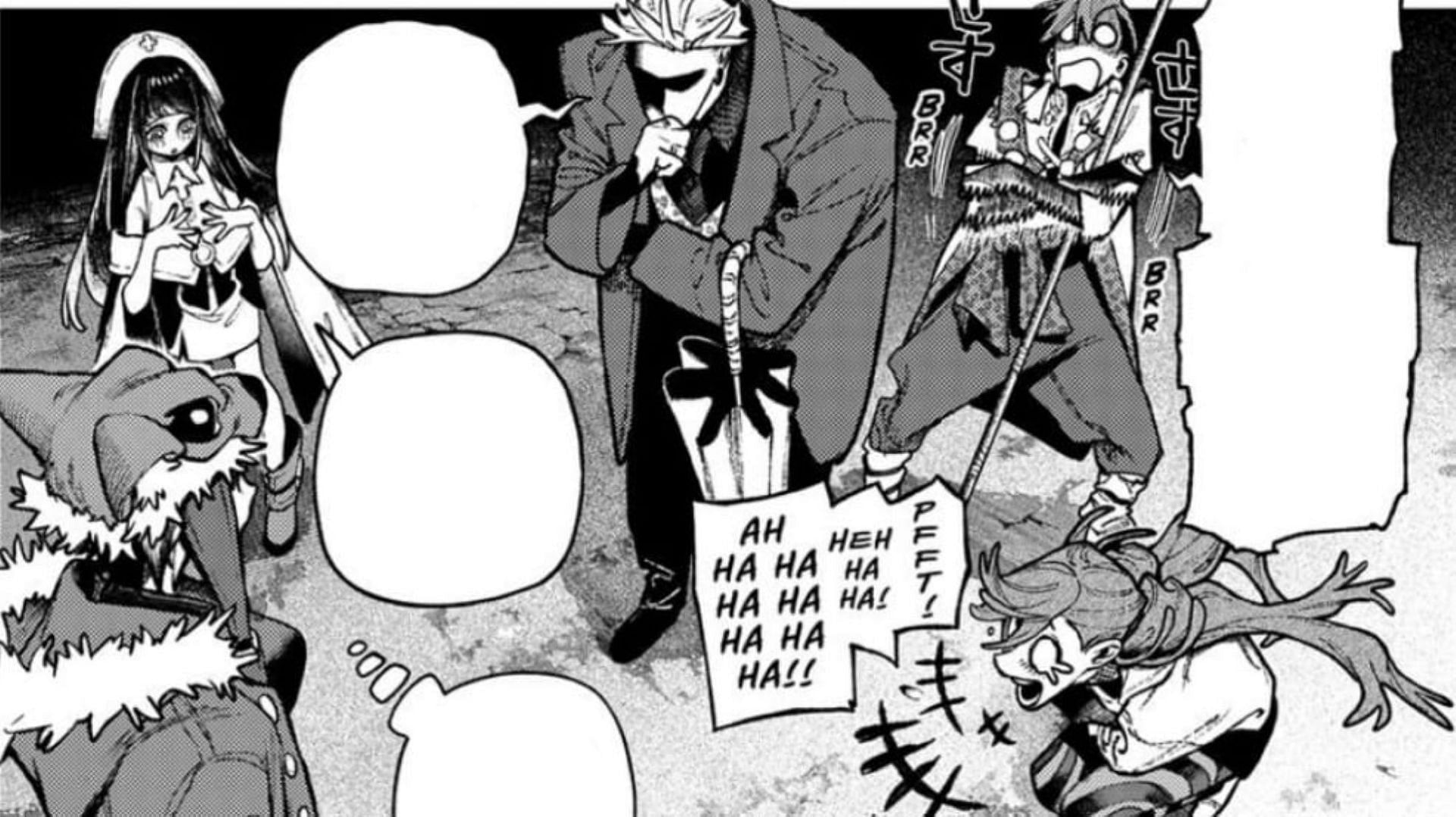 Enjin and others react to Rudo wearing a bra (Image via Kodansha)